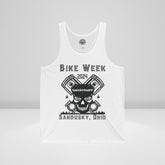 Ohio Bike Rally 2024 Tiki Skull Unisex Jersey Tank